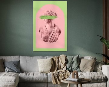 Groenepinkartemis2 Verhouding2x3 van Grace Digital Art Co