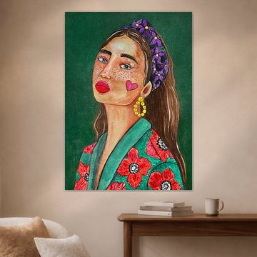 Fille avec bandeau sur Raissa Oltmanns