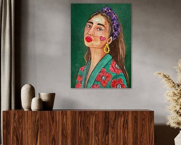 Meisje met Haarband van Raissa Oltmanns