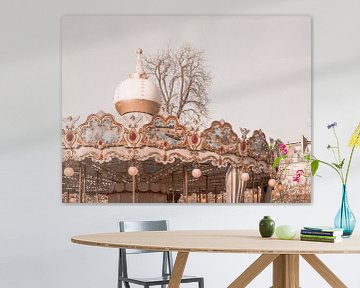 Herfstcarrousel Parijs van Grace Digital Art Co