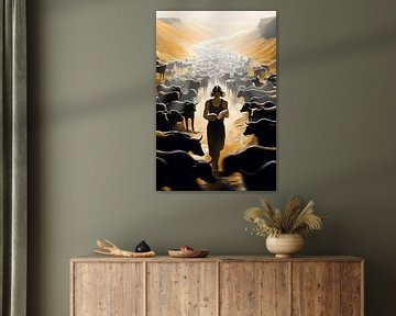 The literary shepherd by Vythryd Arts