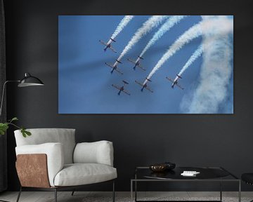 Jupiter Aerobatic Team in actie tijdens LIMA 2025. van Jaap van den Berg