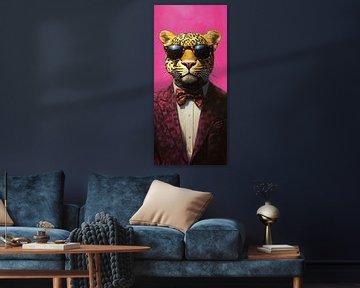 Luipaard Zonnebril | Stijlvol Luipaard met Zonnebril van OMG Art
