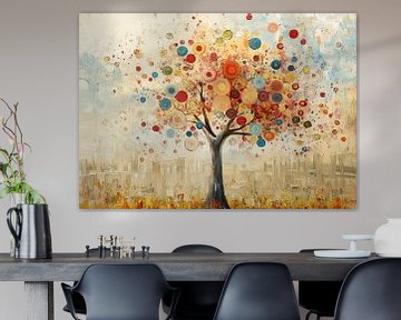 Abstrakte Baummalerei von Wunderbare Kunst
