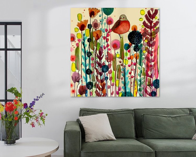 Example of the artwork in a room