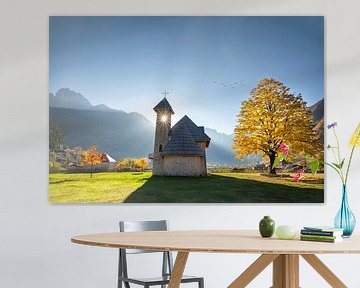 "L'église de Theth" ; sur Bess Hamiti