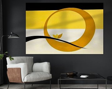 Abstract circles with leaf design by Art & Soul Creations