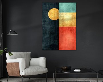 Retro Australien – Abstrakter Minimalismus von Niklas Maximilian