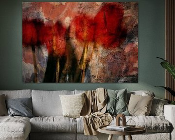 Red Tulips by Ellen van Deelen