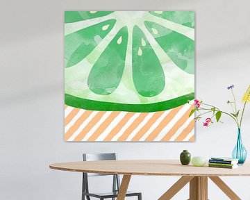 Limette Abstrakt