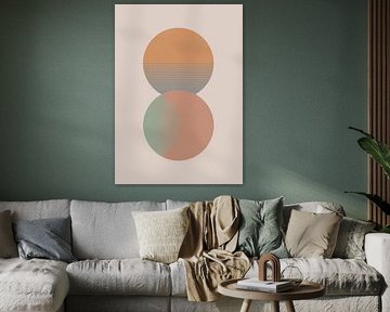 Circle Sun & Moon Colour by Orara Studio