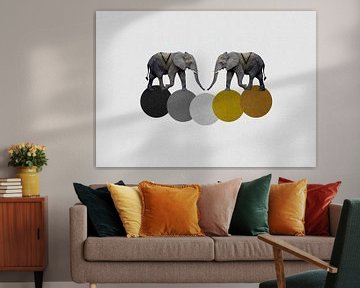 Tribal Elephants by Orara Studio