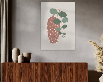 Terrazzo et feuilles sur Orara Studio