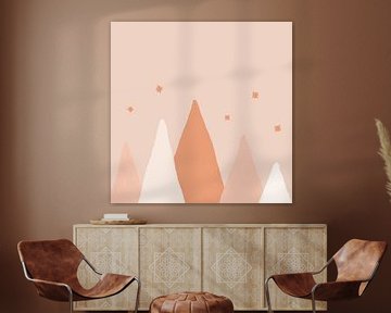 Blozende bergen van Orara Studio