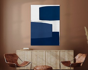 Blaue Farbblöcke von Orara Studio