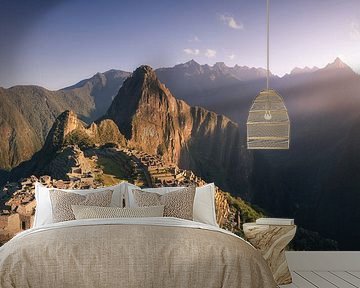 Perfect Machu Picchu Panorama without People (2:1) by Vincent Fennis