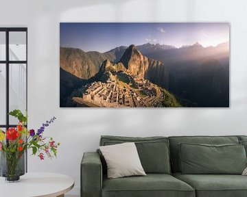 Machu Picchu Panorama 2:1 - zonder mensen