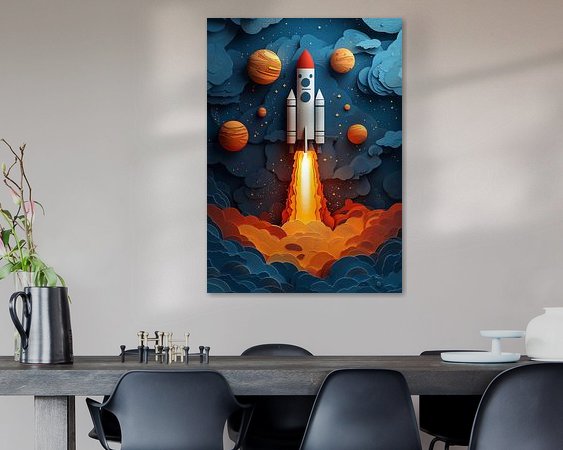 Example of the artwork in a room