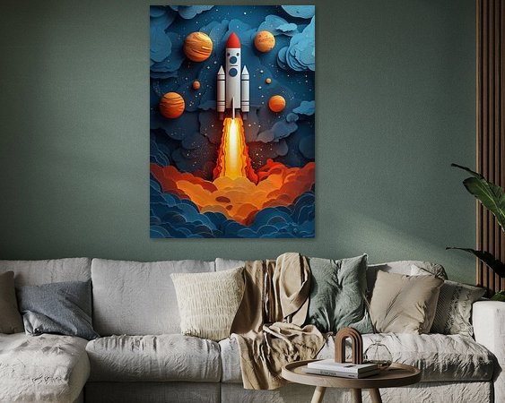 Example of the artwork in a room