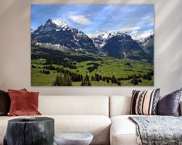 The Swiss Alps by Sidney van Aken