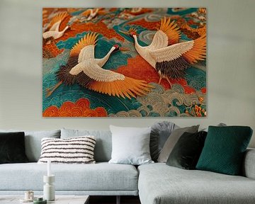 japanese colourful art by Egon Zitter