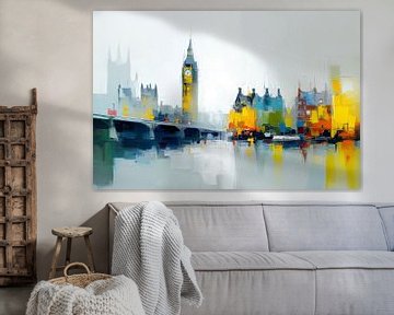 Londen in abstracte kleuren van ARTemberaubend