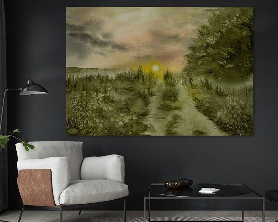Example of the artwork in a room