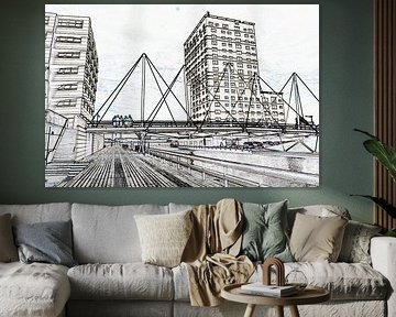 Jeu de ligne à Almere
