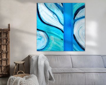 Bleu floral sur Texel eXperience