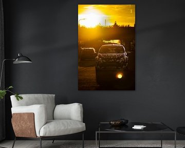 In den Sonnenuntergang