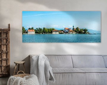 Panorama Wasserburg Bodensee von Dieter Walther