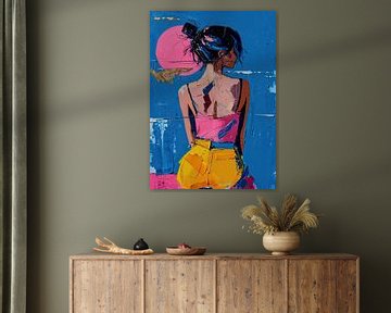 Vrouw Achter van Kunst Kriebels