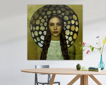 Vintage Beauty Mozaiek Kroon Goud van Yvonne Zeldenthuis