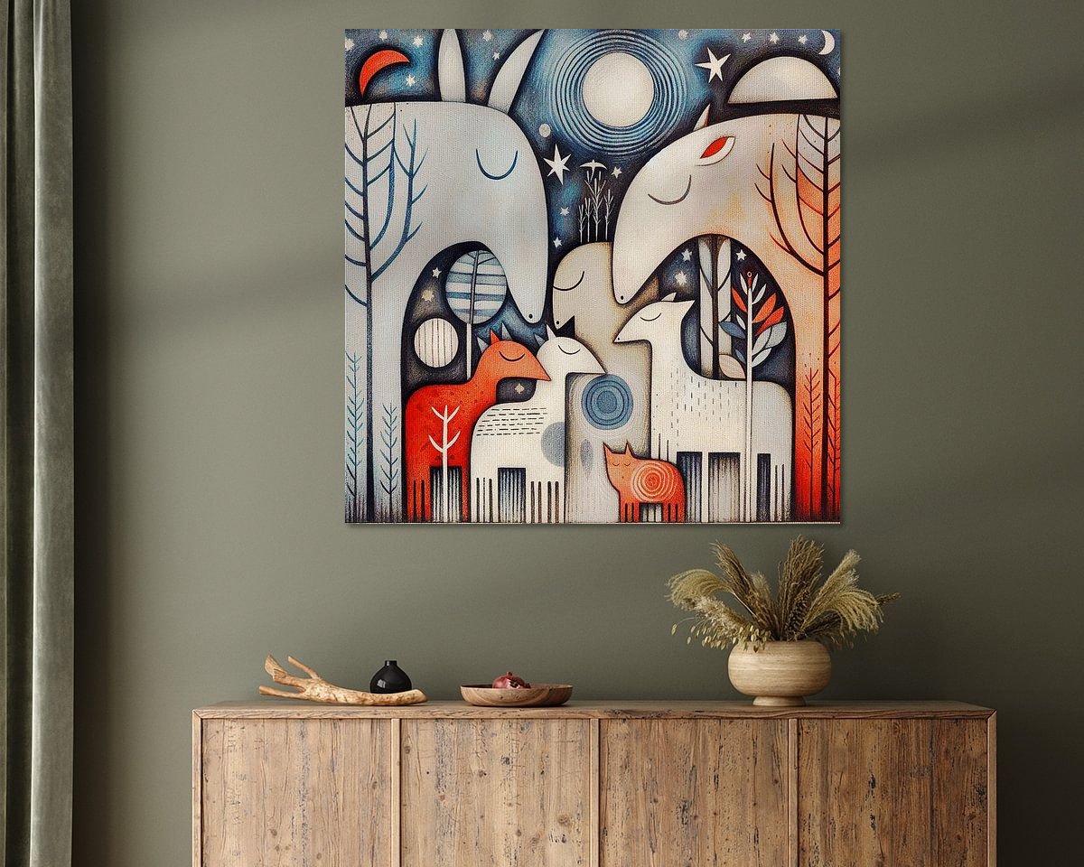 Example of the artwork in a room