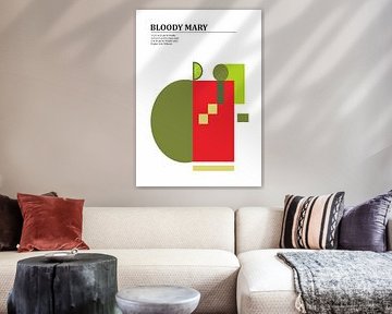 bloody mary cocktail abstrakt von Ratna Mutia Dewi