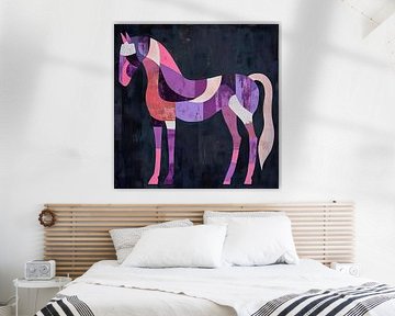Abstract Horse silhouette by Zen and More