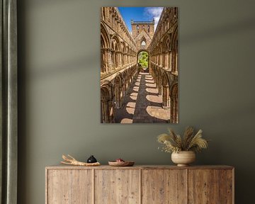 Ruïnes van Jedburgh Abbey, Jedburgh van Christian Müringer