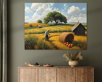 La récolte de la peinture