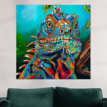 Vue du roi sur Happy Paintings / Renata Rolefes Art