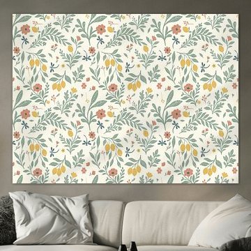 Motif feuilles chuchotantes