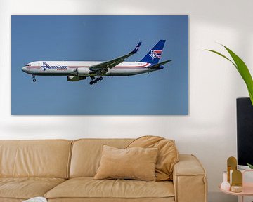 AmeriJet International Boeing 767-300F cargo plane.