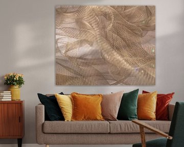 Stof in golfstructuur van Mixed media vector arts