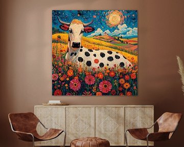 Happy in the Meadow van Harry Hadders