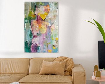 Vrouw met Kleuren van Blikvanger Schilderijen