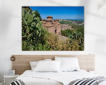 Byzantine church La Cattolica, Stilo, Calabria, Italy by Rene van der Meer