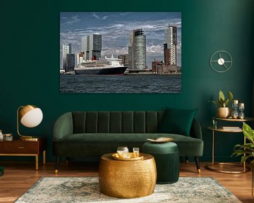 kop van zuid rotterdam van Arthur Bruinen