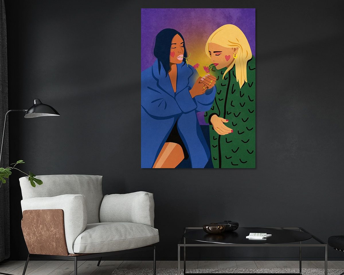 Example of the artwork in a room