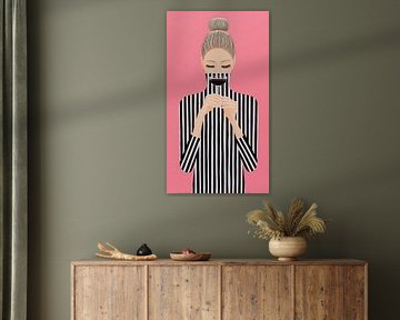 Striped Wine van ByNoukk