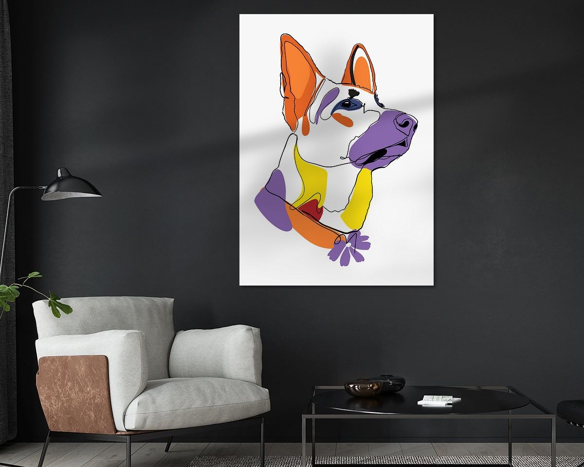 Example of the artwork in a room