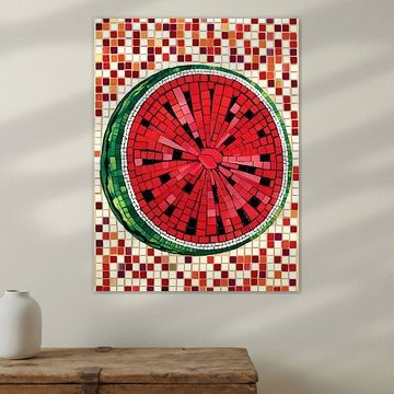 Watermeloen mozaïek